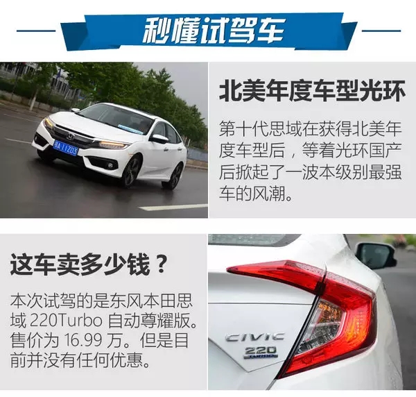 憑什么叫神車？ 本田思域220Turbo試駕